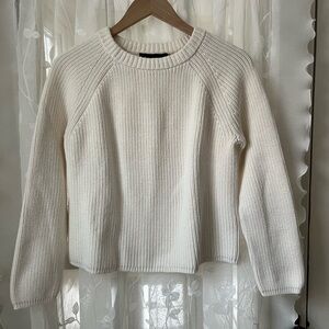 Jenni Kayne Cream Crew Neck Sweater